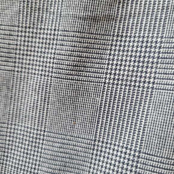 Talbots Womens Gray Plaid High-Waist Straight-Leg Pants Size 16 - Picture 3 of 6